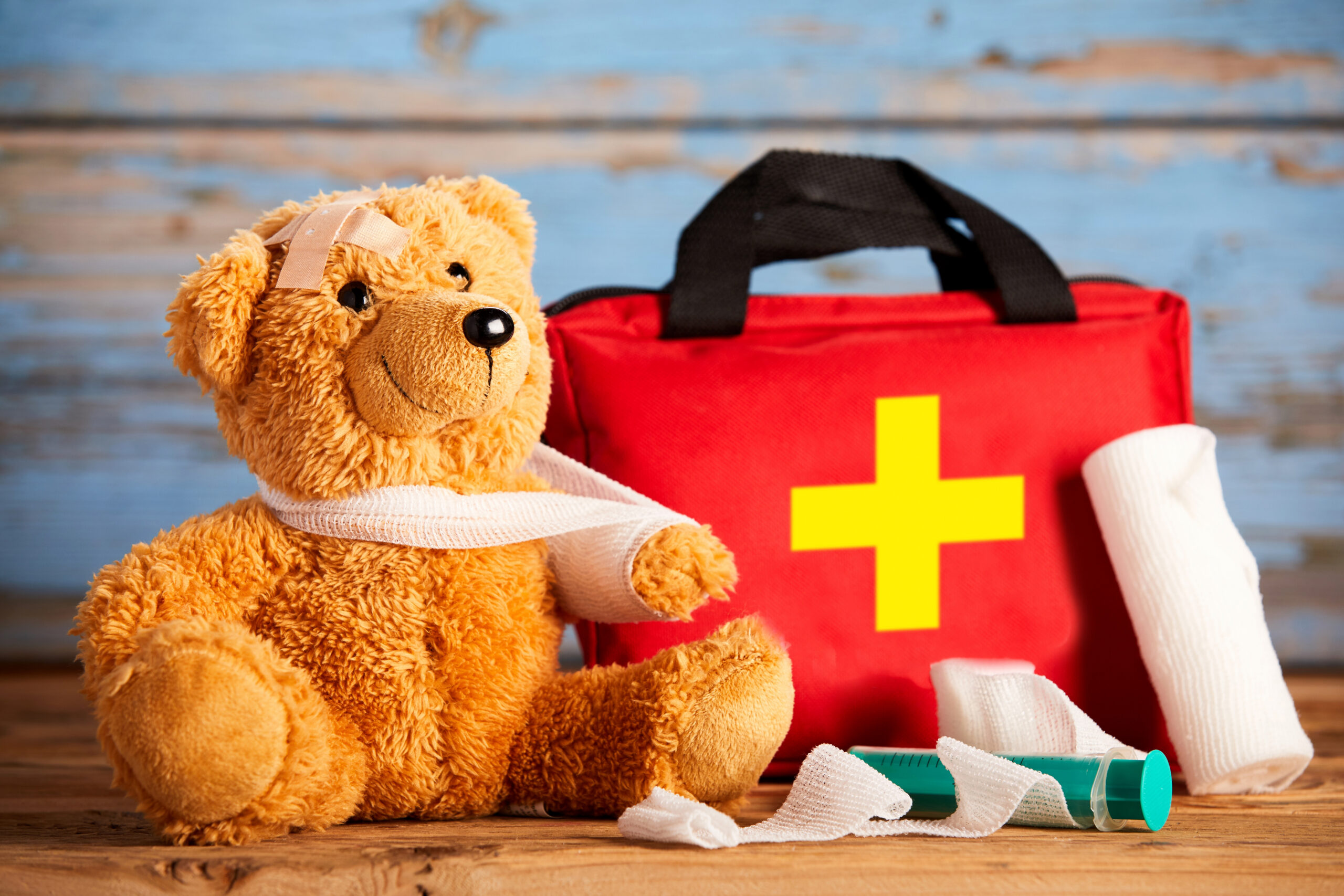Paediatric,Healthcare,Concept,With,A,Little,Teddy,Bear,With,Its